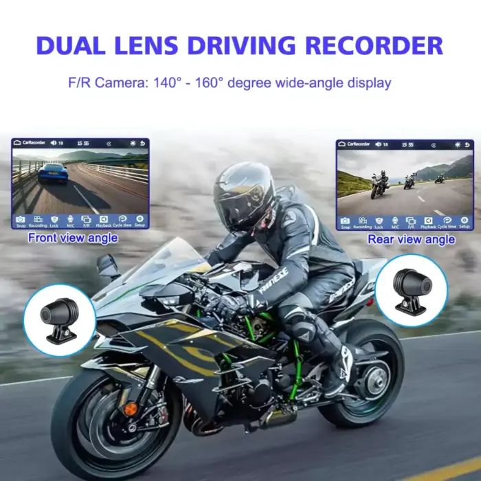 5" Wireless Display for Motorcycle Android Auto & CarPlay - IPS Touchscreen, TPMS & Dashcam Options - Image 7