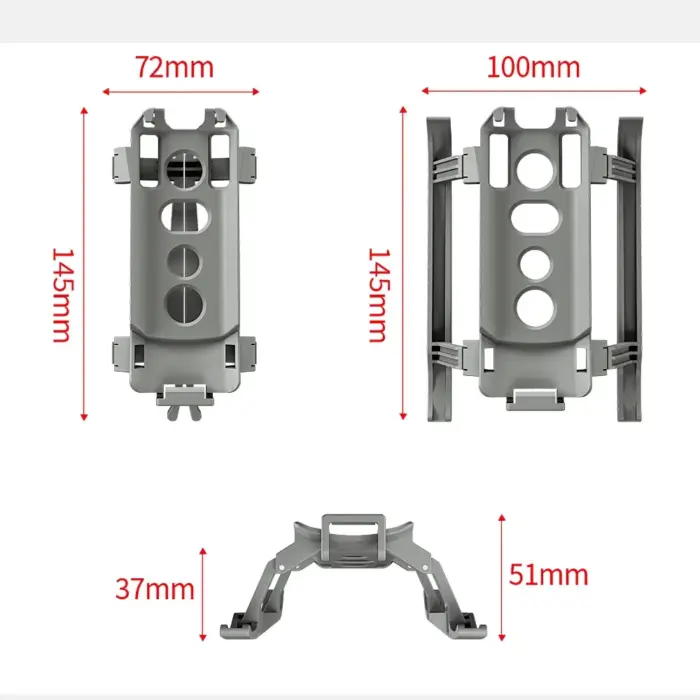 Compact and Folding DJI Air 3 & Air 3S Landing Gear Leg Extension 21mm Higher for Safe Take-Offs/Landings - Image 7