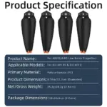 dji air 3s air 3 propeller blade specifications