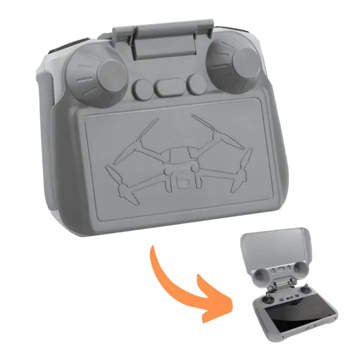 DJI RC2 Sunshade Protector 2-in-1 Joystick Guard & Anti-Glare Hood for Mini 4 Pro, Air 3, Mavic 4, Neo - Image 1