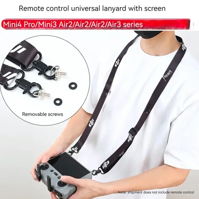 DJI Smart RC Neck Strap Lanyard for Air 3S, Mini 4 Pro, Air 3, Mini 3, 3 Pro, Mavic 3 Drone Smart Remote Controller - Image 4