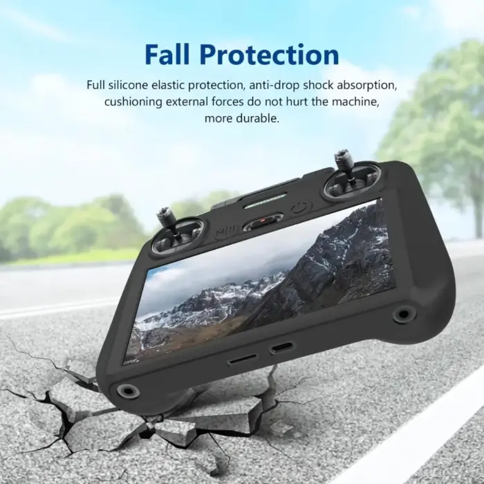 Soft Silicone Cover for DJI RC2 Remote Controller - Compatible with DJI Air 3S, Air 3, Flip, Mini 4 Pro, Mini 3 Pro, and Mavic 3 - Image 3