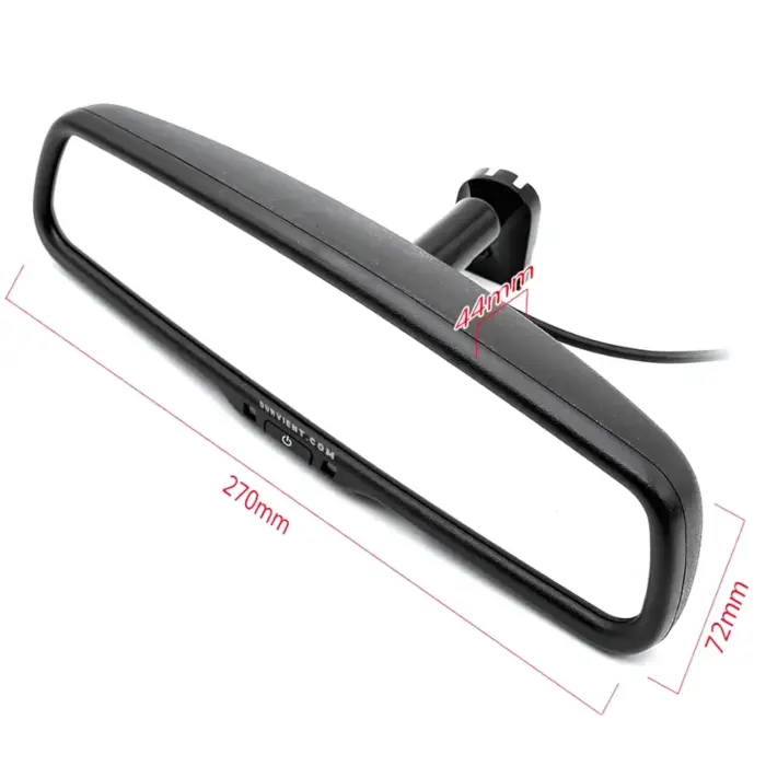 Auto Dimming IRVM Mirror - Electronic Dimming, Electrochromatic, DIY Installation, Universal Fit for Safer Night Driving - Image 8