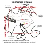 footwell installation connection diagram schematic