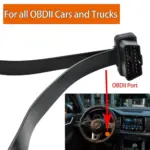 OBD Splitter Cable - Male to Dual Female Y-Type 30cm for Multi-Device Setup - Image 2