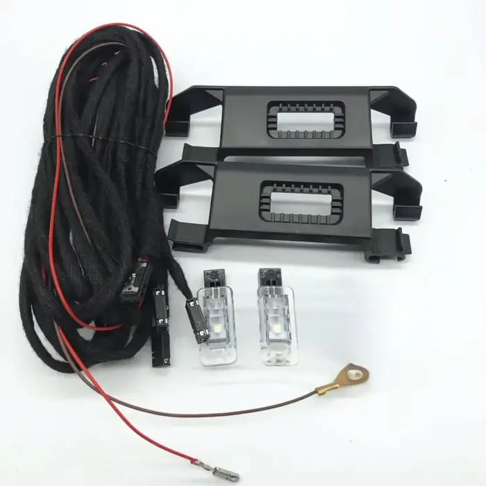 OEM VW/Skoda Front & Rear Footwell Lighting Kits (Part no 5TD 947 409, 2GD 947 409) DIY Fit for Taigun, Virtus, Kushaq, T-Roc & More - Image 1