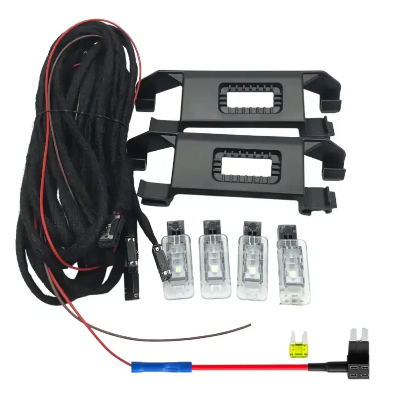 front footwell lamp kit for volkswagen virtus taigun t-roc tiguan skoda kushaq kylaq