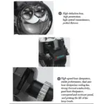 Powerful 3-Inch Headlight Projector Lens with Dual Laser Focus Beam for Cars Trucks - Image 3
