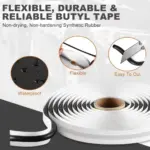 Butyl Glue Snake Glue - Waterproof Sealant for Cars Headlight, Windshield Sealant (13Ft/4M) - Image 3