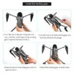 Compact and Folding DJI Air 3 & Air 3S Landing Gear Leg Extension 21mm Higher for Safe Take-Offs/Landings - Image 6