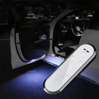 Magnetic Car Door Light Infrared Sensor Controlled LED Puddle (Wireless, Waterproof, and Rechargeable)