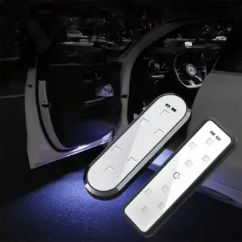 Magnetic Car Door Light Infrared Sensor Controlled LED Puddle (Wireless, Waterproof, and Rechargeable)