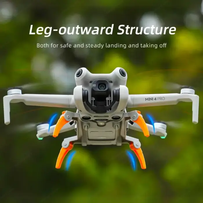 Foldable Spider Landing Gear for DJI Mini 4 Pro: Take Off & Land Anywhere with Confidence - Image 6
