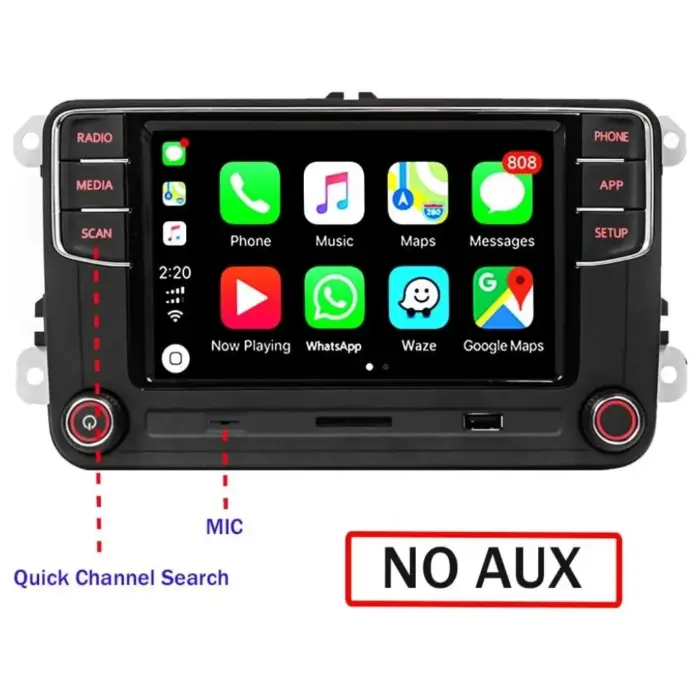 MIB RCD360 Pro Radio with Android Auto & CarPlay - Compatible with Volkswagen Polo, Jetta, Skoda Octavia, Fabia - Image 8