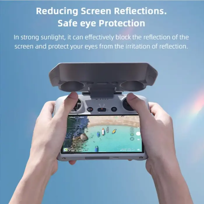 DJI RC2 Sunshade Protector 2-in-1 Joystick Guard & Anti-Glare Hood for Mini 4 Pro, Air 3, Mavic 4, Neo - Image 3