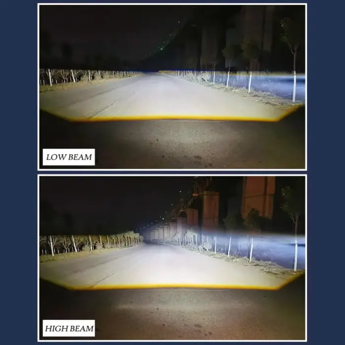 Powerful 3-Inch Headlight Projector Lens with Dual Laser Focus Beam for Cars Trucks - Image 6