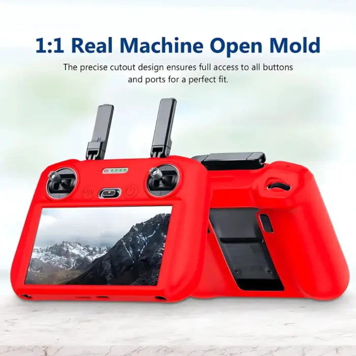 Soft Silicone Cover for DJI RC2 Remote Controller - Compatible with DJI Air 3S, Air 3, Flip, Mini 4 Pro, Mini 3 Pro, and Mavic 3 - Image 2