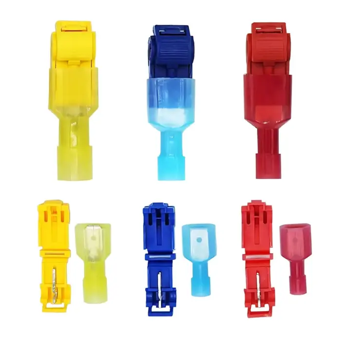 Easy to Use T-Tap Connector Quick Splice Electrical Terminals for Automotive, Marine, and Home Wiring - Image 1