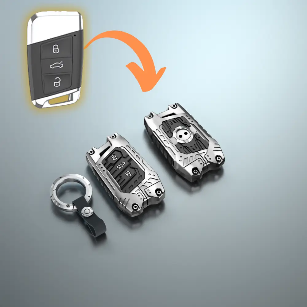 Silver – Style A (match the key fob design)