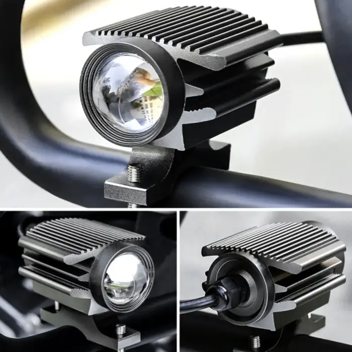 Dual-Color Spotlight Waterproof Auxiliary Light for Cars, Motorbikes, ATVs, and 4x4s - High-Performance Spotlight - Image 2