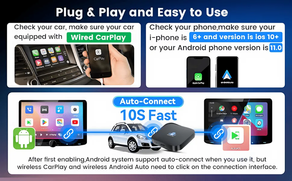 plug and play easy to use