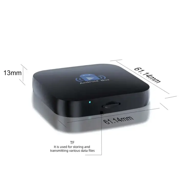 Android Auto Apple CarPlay AI box size and dimensions