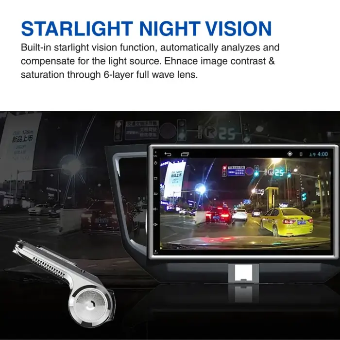 Startlight night vision for better night view recording