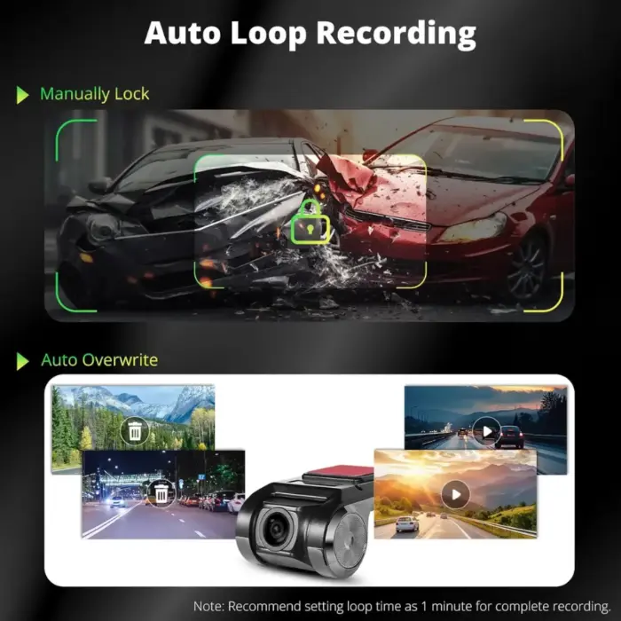 car dvr auto loop recording