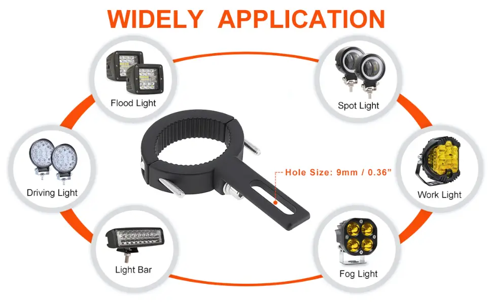 wide compatibility different ways to mount lights
