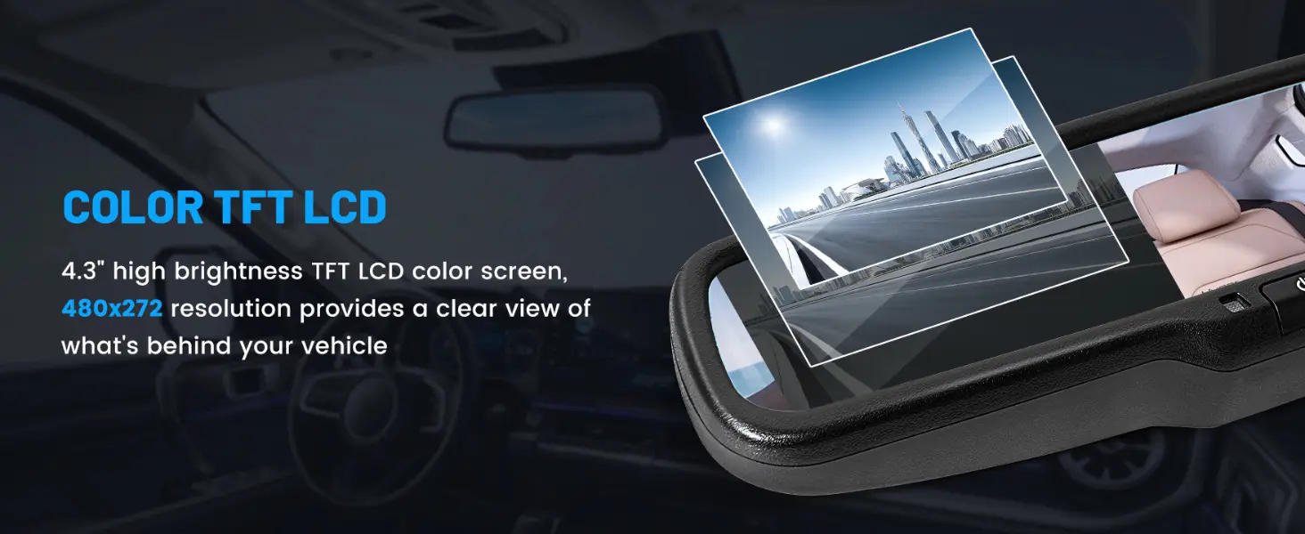4.3 inch color TFT display