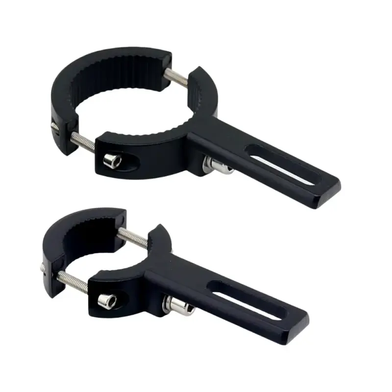 No drill fog light mount bracket clamps