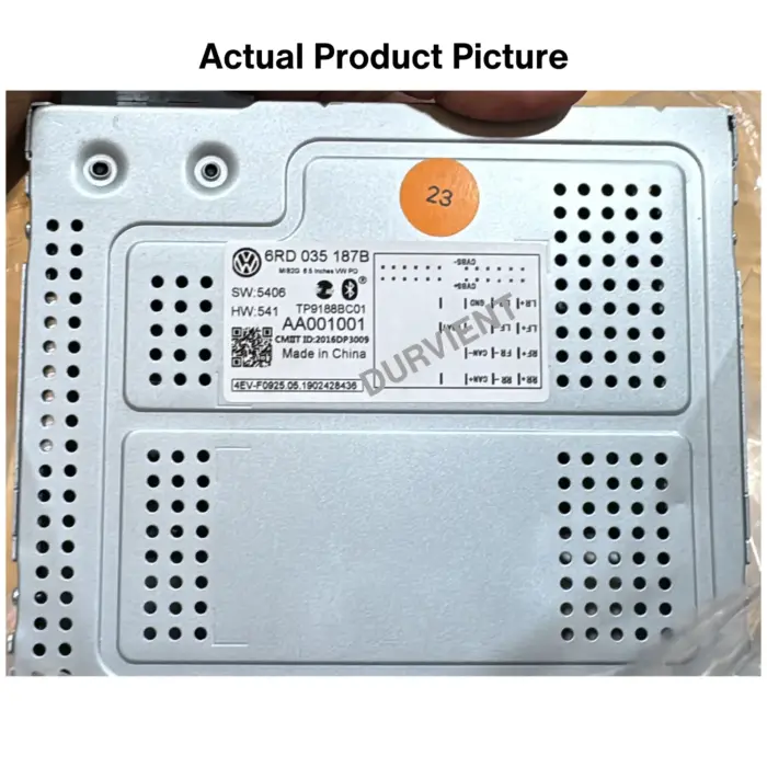 OEM RCD340 Stereo Radio with Wired Android Auto CarPlay - Compatible with Volkswagen Polo, Jetta, Vento, Ameo - Image 2