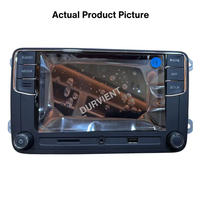 OEM RCD340 Stereo Radio with Wired Android Auto CarPlay - Compatible with Volkswagen Polo, Jetta, Vento, Ameo - Image 3