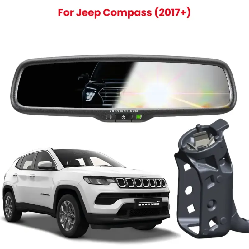 auto dimming internal rear view mirror IRVM for jeep compass 2017 mount 145