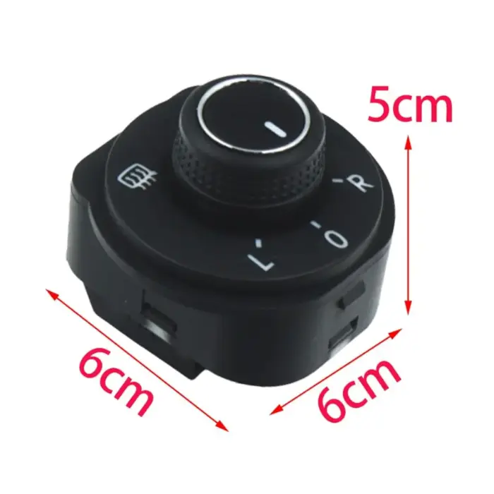 dimensions of mirror switch part no. 6RD 959 565