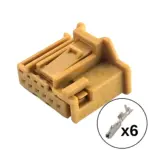 part no. 6Q0972706 6Q0 972 706 A 6 pin vag connecto vwag skoda audi