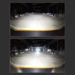 s75 bi led laser headlight projector light demonstration
