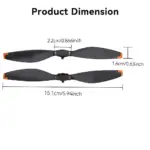 DJI Mini 5 Pro Propeller Blades - 4 Pcs 6028F Quick-Release Low-Noise Replacement Blades - Image 6