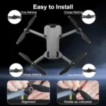 Easy to install mini 5 pro m5p prop blades