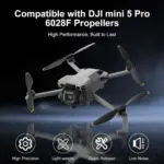 high performance blade compatible with dji mini 5 pro 6028f propellers