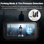 parking monitor and tpms pressure detection