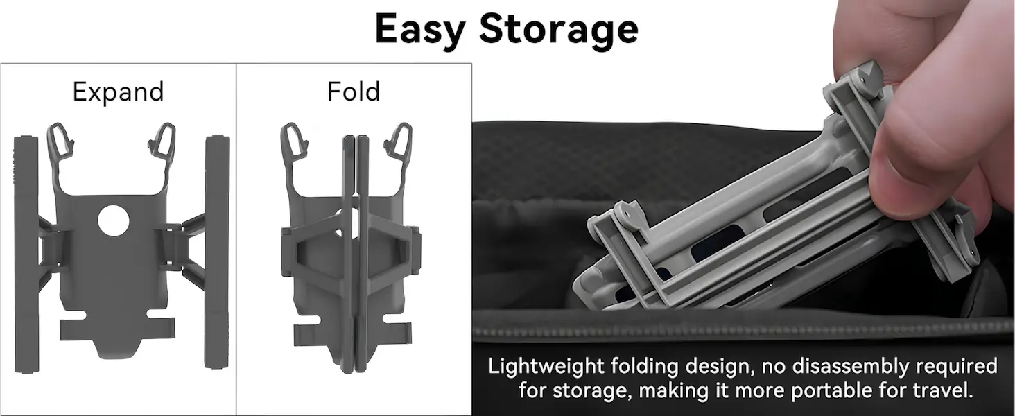 A+3 Desktop Foldable Landing Gear Design DJI Mini 5 Pro Landing Gear Easy to Store and Carry