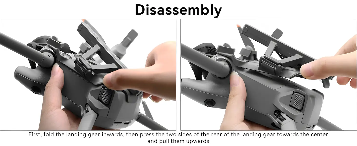 A+5 Desktop Foldable Landing Gear Design DJI Mini 5 Pro Easy to Remove Disassemble