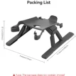 dji m5p mini 5 pro landing gear leg dimension