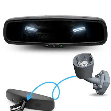 Auto Dimming IRVM For Mahindra Thar Roxx Mount no. 3B