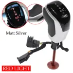Matt silver plug and play dsg gear knob stick with led backlit