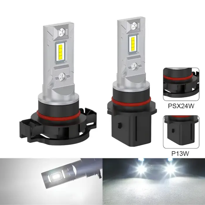 p13w psx24w day time running light drl led for cars canbus error free